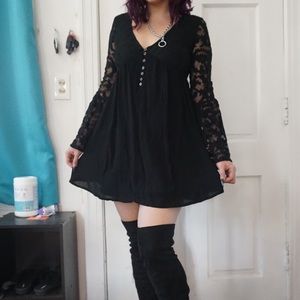 70s witchy babydoll dress (Bundle to save 15%)